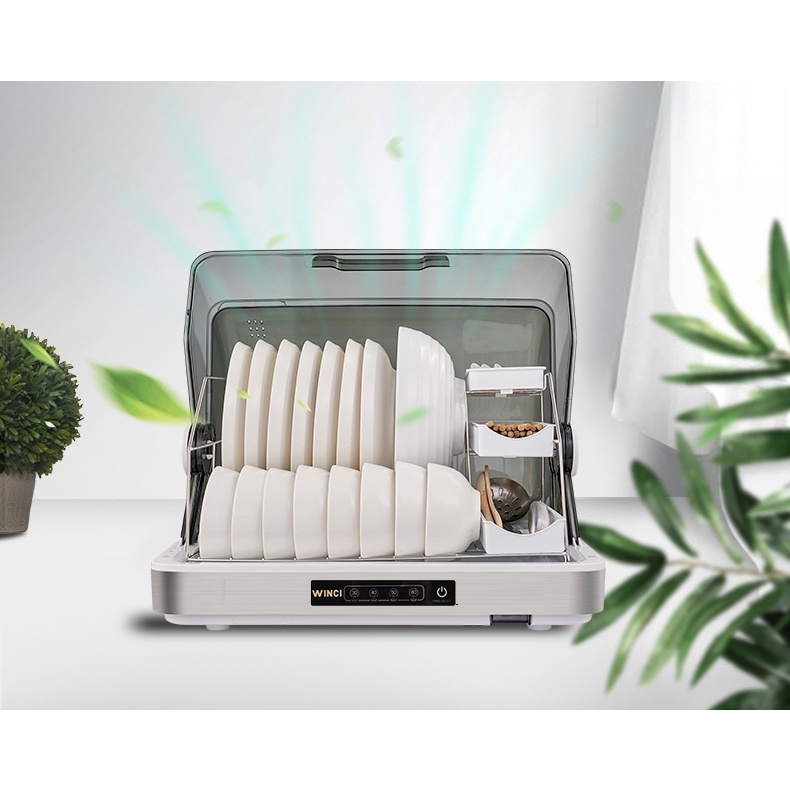 Máy khử trùng sấy khô bát đĩa đũa thìa dao thớt Winci KWC-UV007 Win-K7 bằng tia UV, dung tích 32L-45L bảo hành 24 tháng