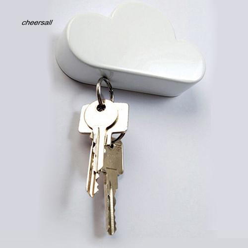 CL Giá treo chìa khóa nam châm hình đám mây dễ thương thiết kế sáng tạo