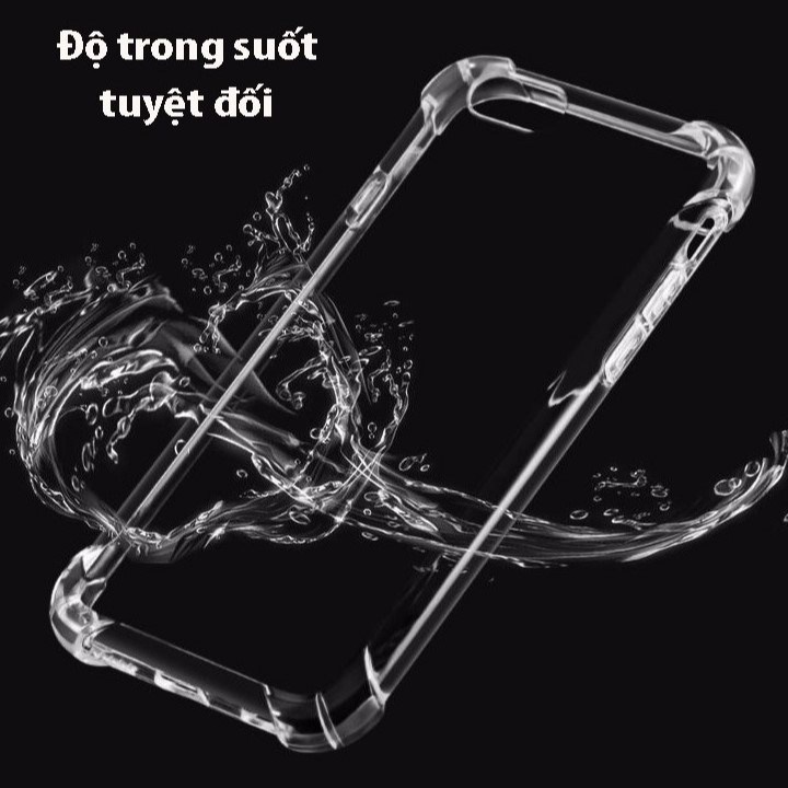 Ốp lưng Samsung A10/A20S/A51/A32/A13/M20/....Chống sốc trong 4 gờ