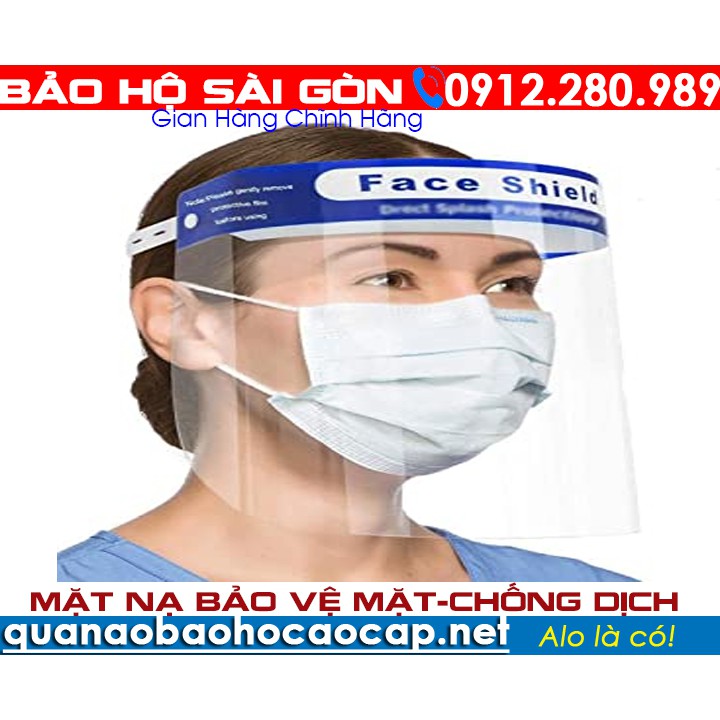 Tấm chắn chống giọt bắn trong suốt nhựa face shied hàng Việt Nam hình thật 100%