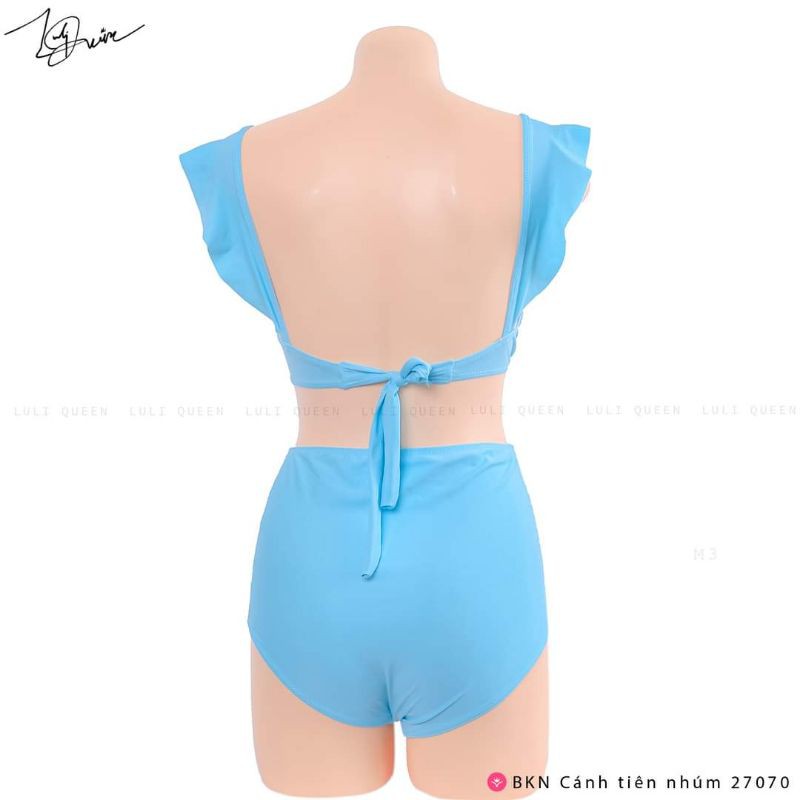 Bikini 2 mảnh cánh tiên SIÊU XINH, quần cạp cao che khuyết điểm, tôn dáng