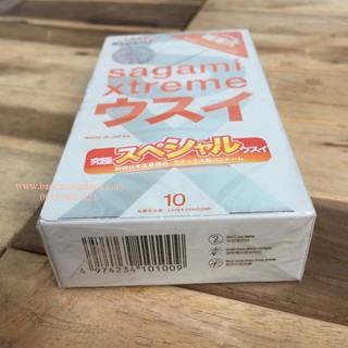 Bao Cao Su siêu mỏng Sagami Xtreme Super Thin ( Hộp 10 Cái )