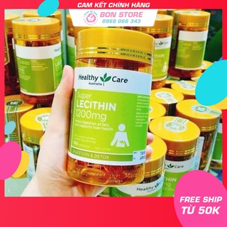 [Chính hãng] Mầm đậu nành Úc Healthy Care Super lecithin 1200mg - 100 viên