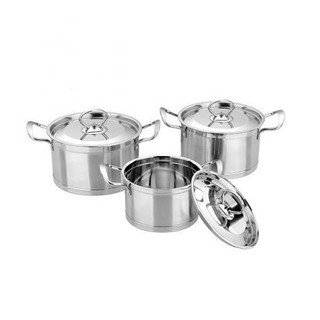 Bộ nồi inox ecosun bm-s351 18-20-24cm