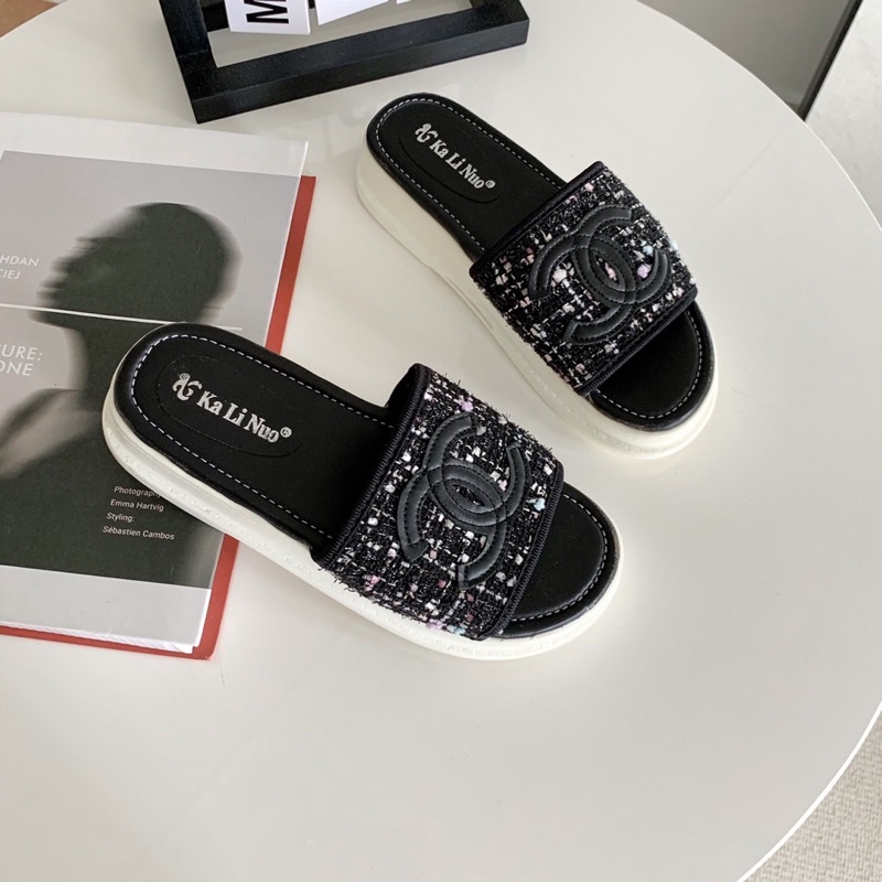 SORAMI.SHOES-Dép bánh mì thời trang nữ quai mềm đế nhẹ êm