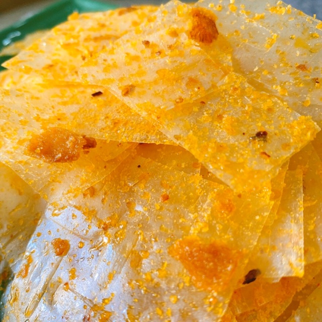 100gr bánh tráng miếng vị tỏi phi