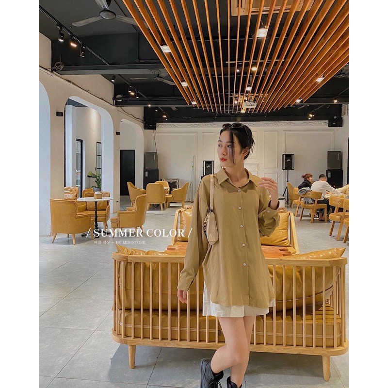 Áo Sơ Mi Freesize Form rộng hàng Quảng Châu Ulzzang, Chất Voan k nhầu  kể cả khi giặt máy nạ, Hottren 2021 | BigBuy360 - bigbuy360.vn