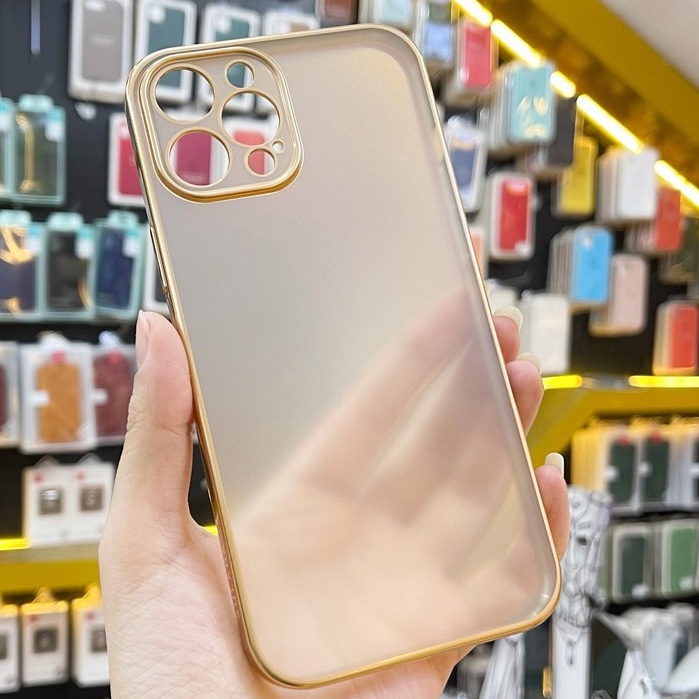 CHÍNH HÃNG  Ốp SULADA nhám mạ viền bảo vệ camera dành cho iphone 7 8 SE X XS XR 11 12 / PLUS / MINI / PRO / MAX
