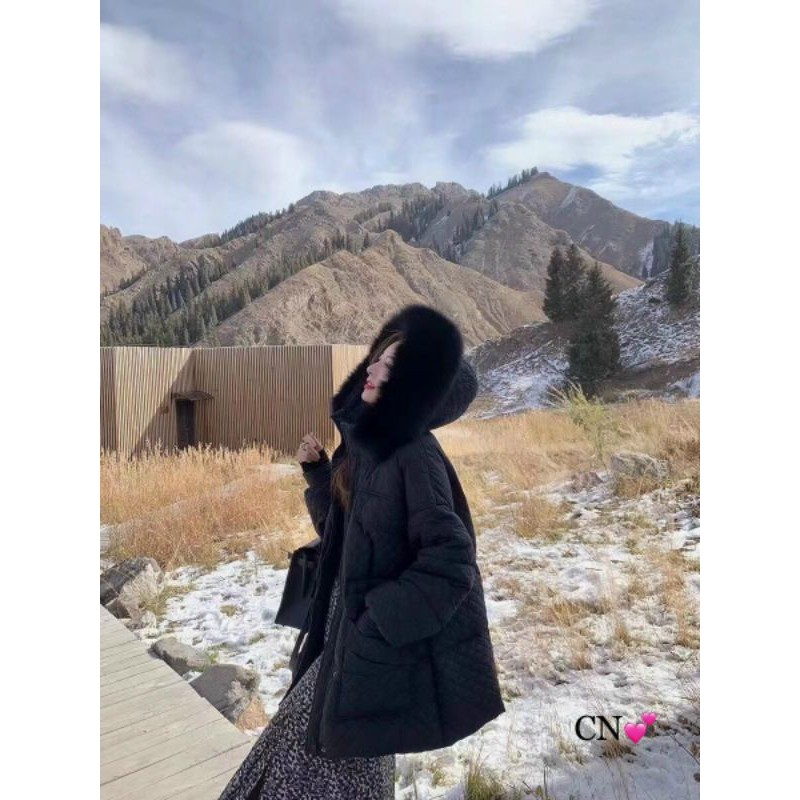 Áo phao trần trám, mũ lông, hàng quảng châu | BigBuy360 - bigbuy360.vn