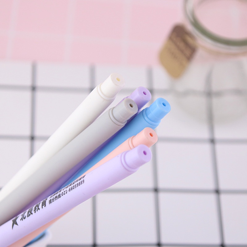 1 Bút gel Màu Sắc macaron 5 Kiểu Tùy Chọn Dùng Cho Học Sinh/Văn Phòng