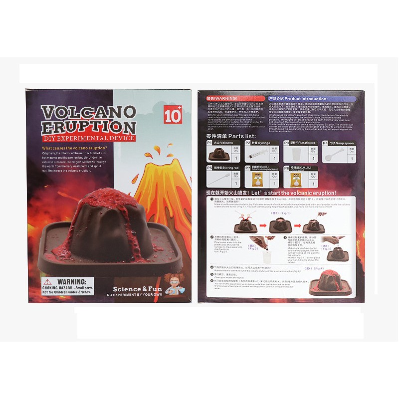 Đồ chơi khoa học Stem Toys - Volcanic Eruption - Núi lửa phun trào