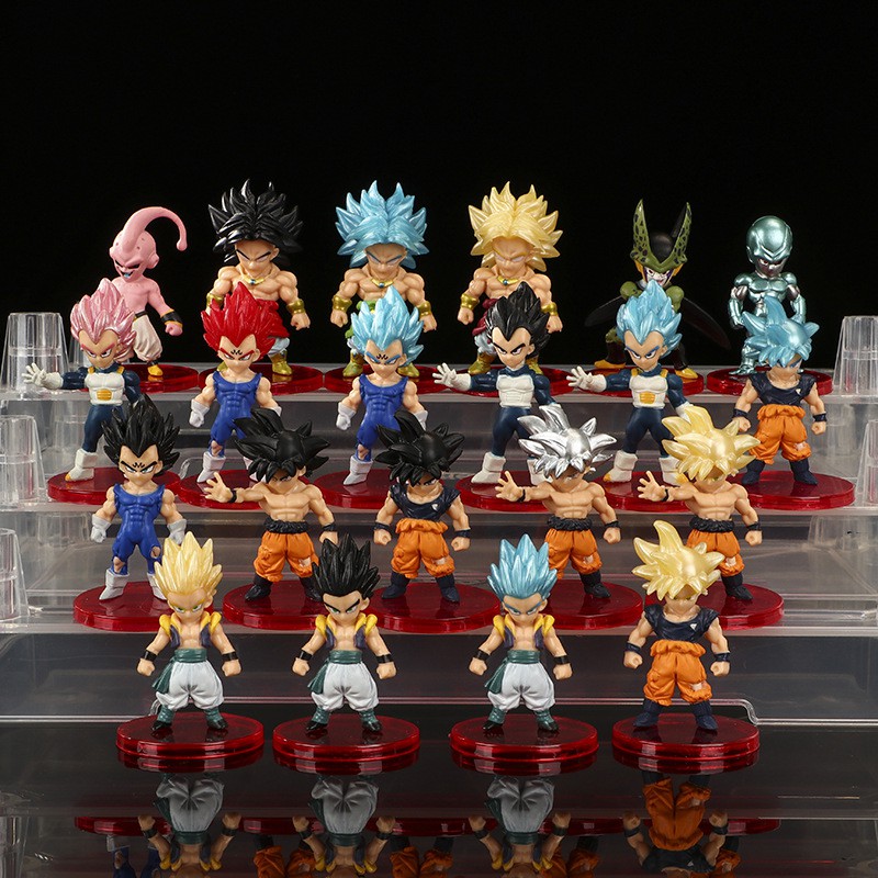 [Mã SKAMA07 giảm 8% tối đa 50K đơn 250K] 6-7cm Lẻ Mô hình nhân vật 7 viên ngọc rồng Dragon Ball Son Goku bộ sưu tập M