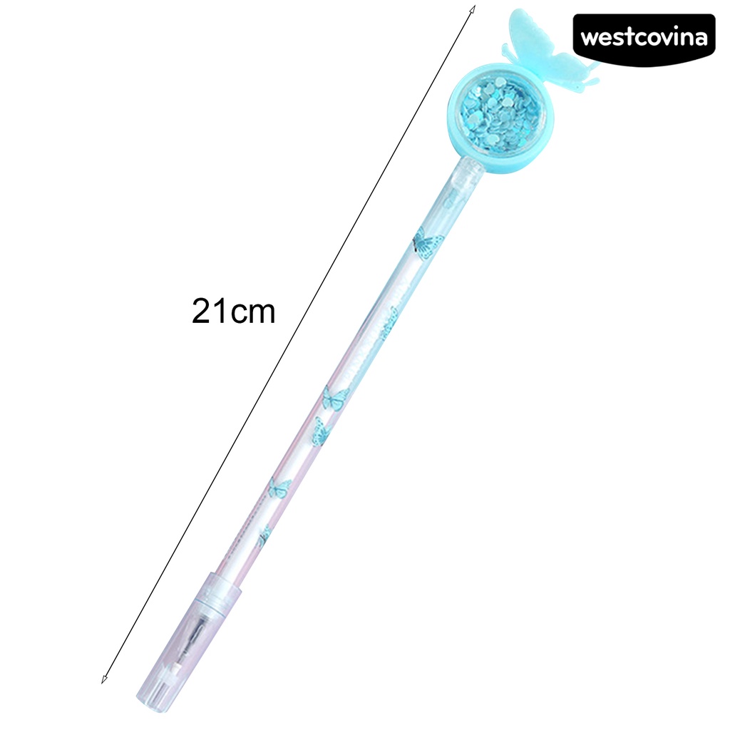 [Hot]✍Set 2 Bút Bi Hình Bướm Màu Sắc Tươi Sáng