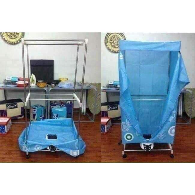 Tủ Sấy Quần Áo Cỡ Lớn Có Điều Khiển Từ Chạy Êm Không Gây Ồn