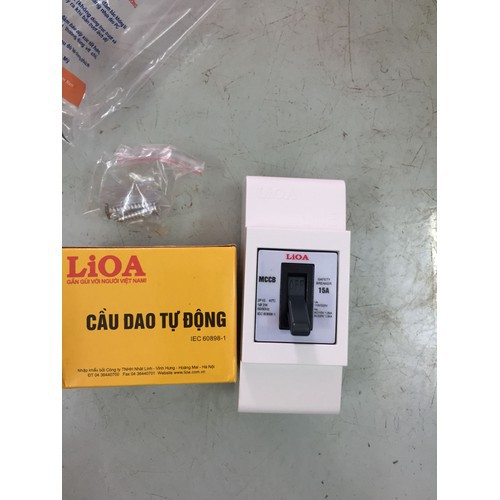 Cb cóc lioa ( tặng kèm hôp) ( attomat ) 15A,20A,30A