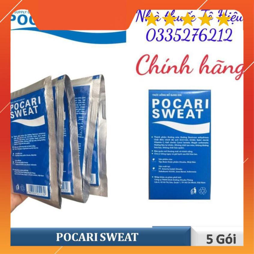 NƯỚC BỔ SUNG ION POCARI SWEAT DẠNG BỘT PHA, HỘP 5 GÓI