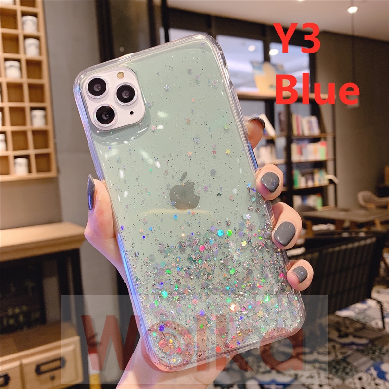 Ốp điện thoại mềm kim tuyến nước lấp lánh dành cho iPhone 11 Pro Max 6s 6 7 8 Plus X XS Max XR