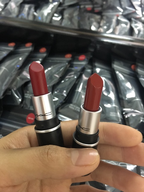 ( Minisize) Son MAC mini RUBY WOO/CHILI/Lady Danger/ Dubonnet/ Marrakesh Chuẩn Auth