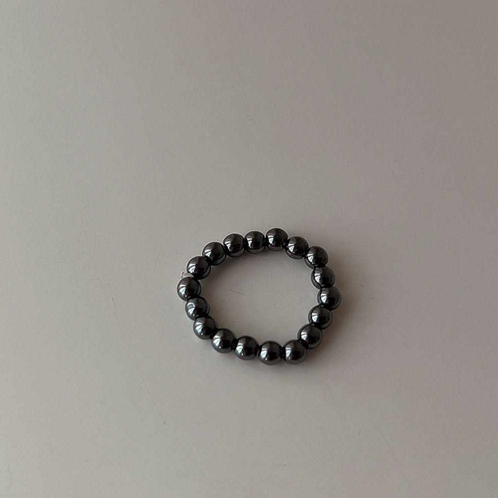 Nhẫn Đeo Tay Co Giãn Đính Hạt Hình Bướm Phong Cách Hàn Quốc WMES15H