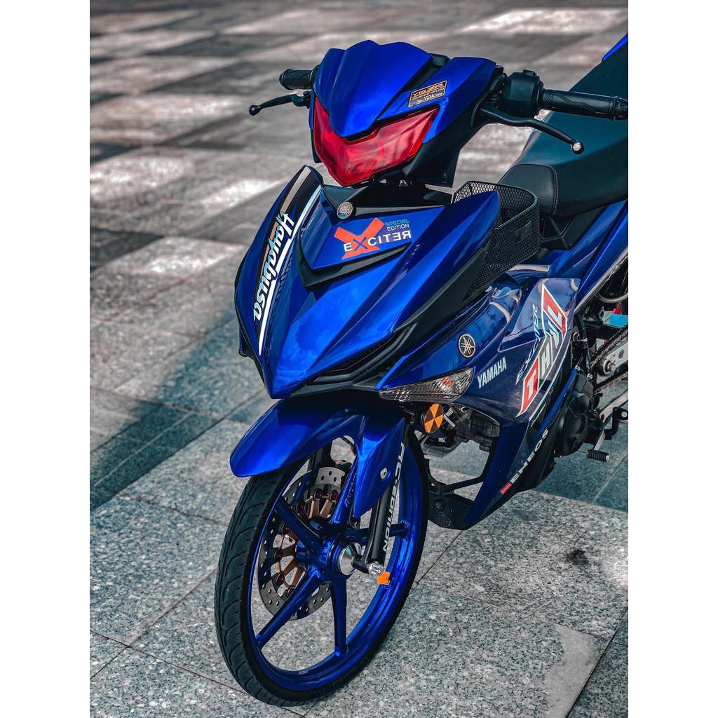 Bộ Ốc Áo Salaya Kiểu Thái Cho Exciter 150 Chuẩn Inox304 Siêu Bóng Không Gỉ Sét (Có Bảo Hành)