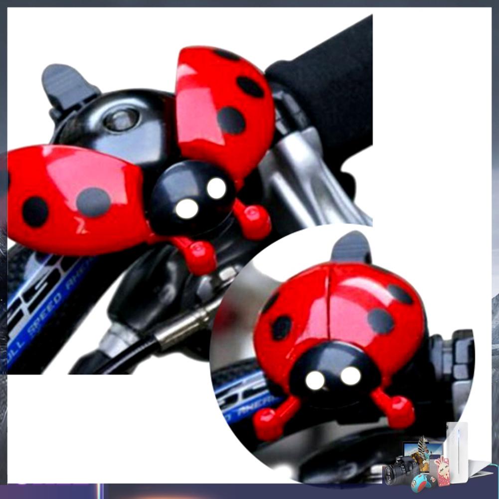 Chuông gắn tay lái xe đạp thiết kế hình bọ cam dễ thương