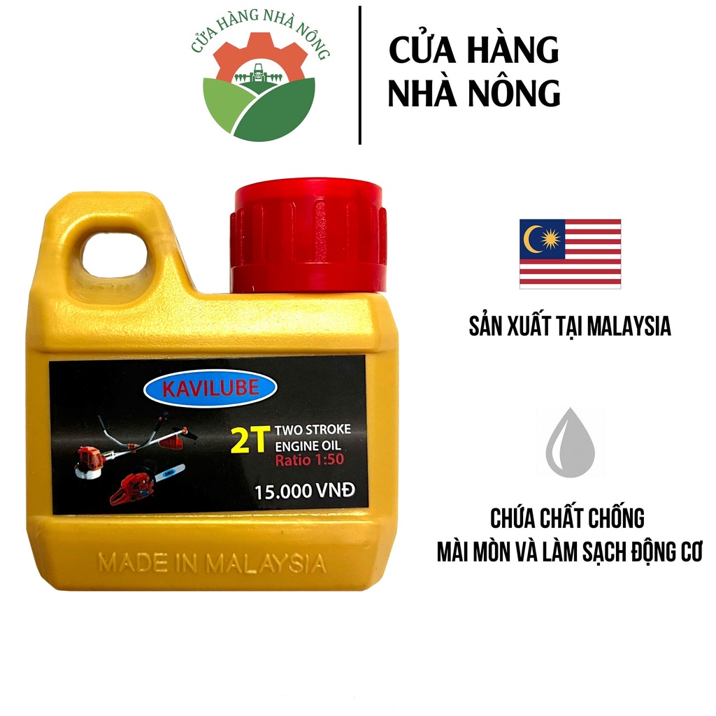 Nhớt 2 thì KAVI 100ml 1:50 mini xuất xứ Malaysia siêu tiện lợi