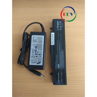 Bộ combo sạc laptop samsung và pin laptop samsung r439 r468 r580 r480 r428 r458 r505 r468 r580