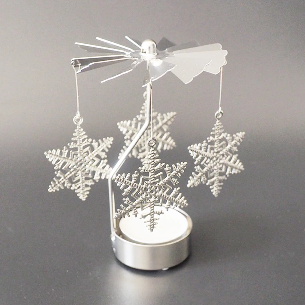 Chân nến kim loại hình tuần lộc trang trí giáng sinh