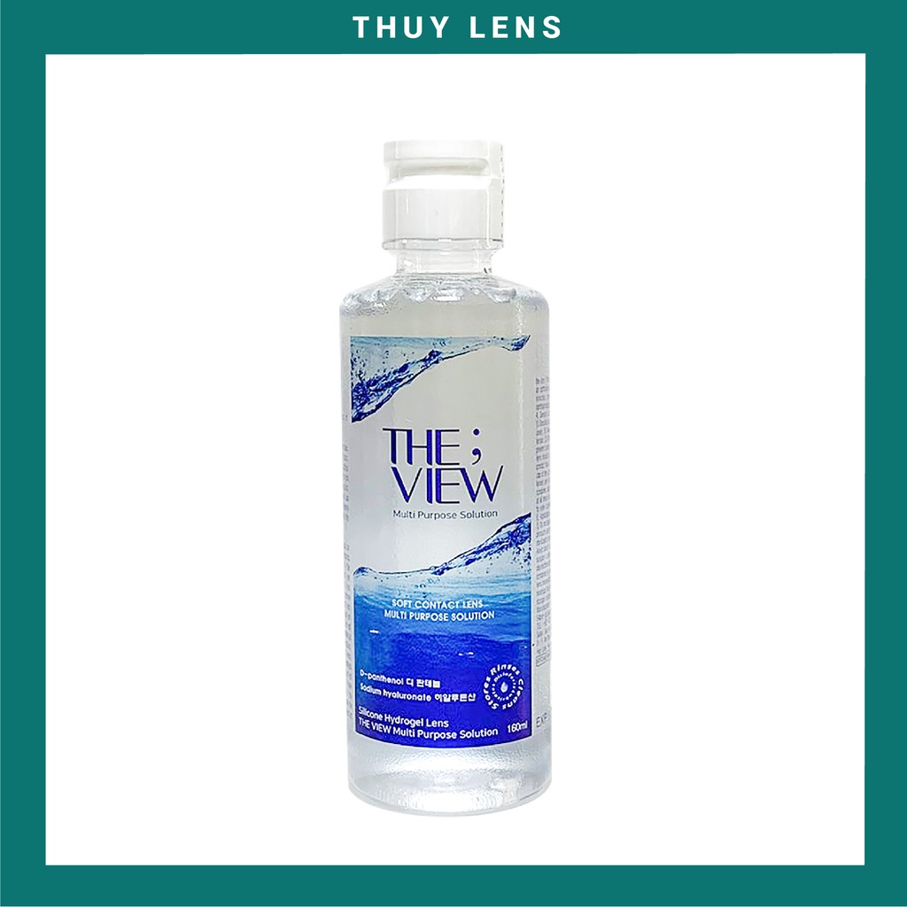 Nước ngâm lens The View Hàn Quốc chính hãng 160ml