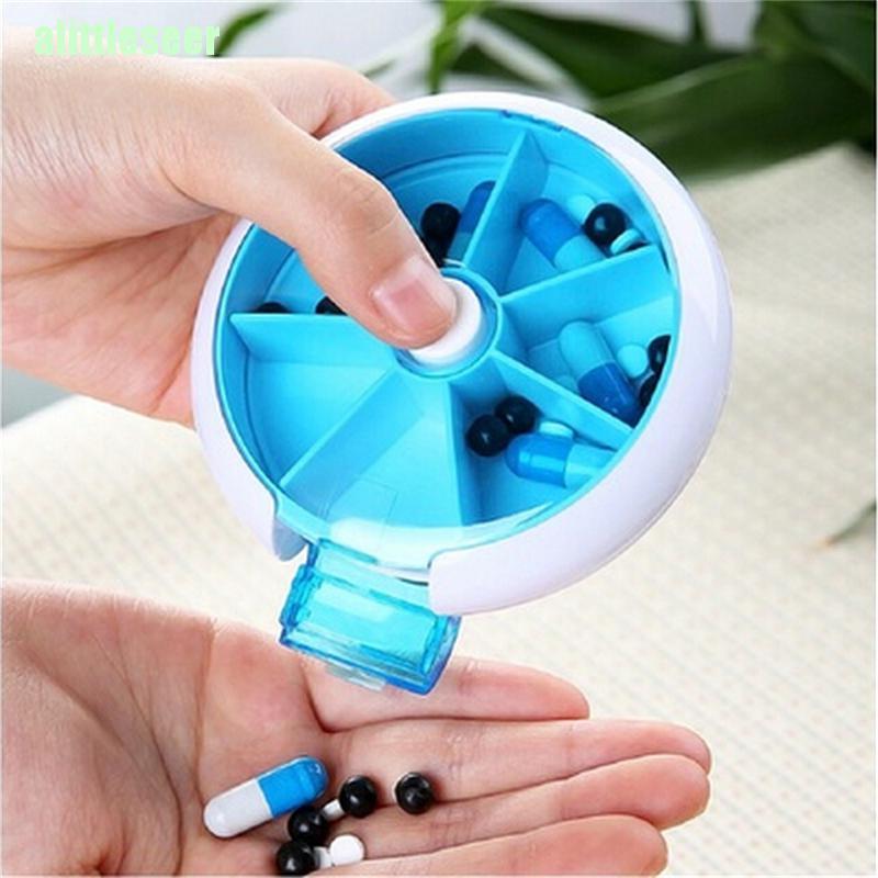 (Hàng Mới Về) Hộp Đựng Thuốc 7 Ngày Tiện Dụng Khi Đi Du Lịch