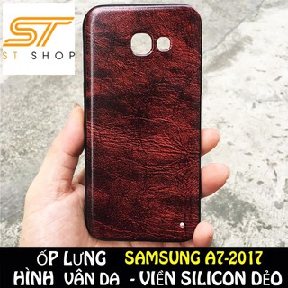 ❤️❤️❤️ ỐP LƯNG IN HÌNH VÂN DA DÀNH CHO SAMSUNG A7-2017 ❤️❤️❤️❤️