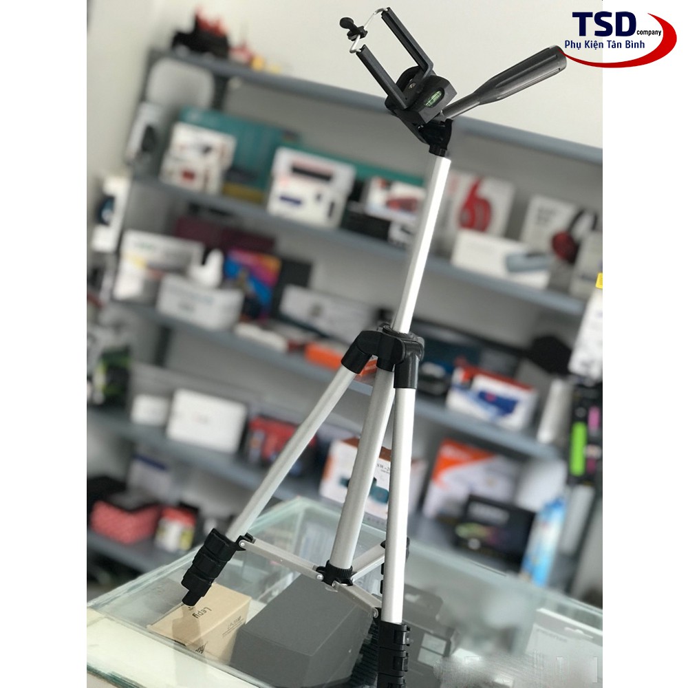 Combo Tripod Điện Thoại, Máy Ảnh TF 3110 Tặng Kẹp &amp; Remote