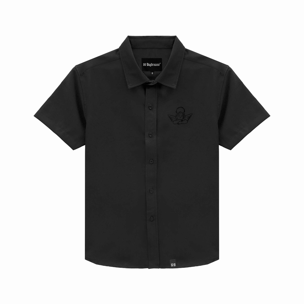 BLACK ANGEL SHIRT - Áo Sơ Mi Tay Ngắn <69DAYDREAMS> CHÍNH HÃNG