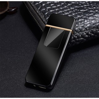 Bật lửa điện cảm ứng 2 mặt Touch Screen LED pin sạc USB