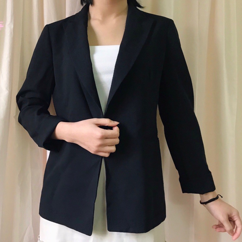 [DE24] Blazer, Vest đen