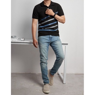 Áo thun  cổ trụ tay ngắn polo vải cá sấu cotton in 3 màu