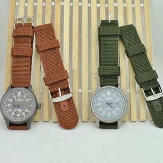 Dây đồng hồ vải dù - loại mềm size 18mm 20mm 22mm 24mm