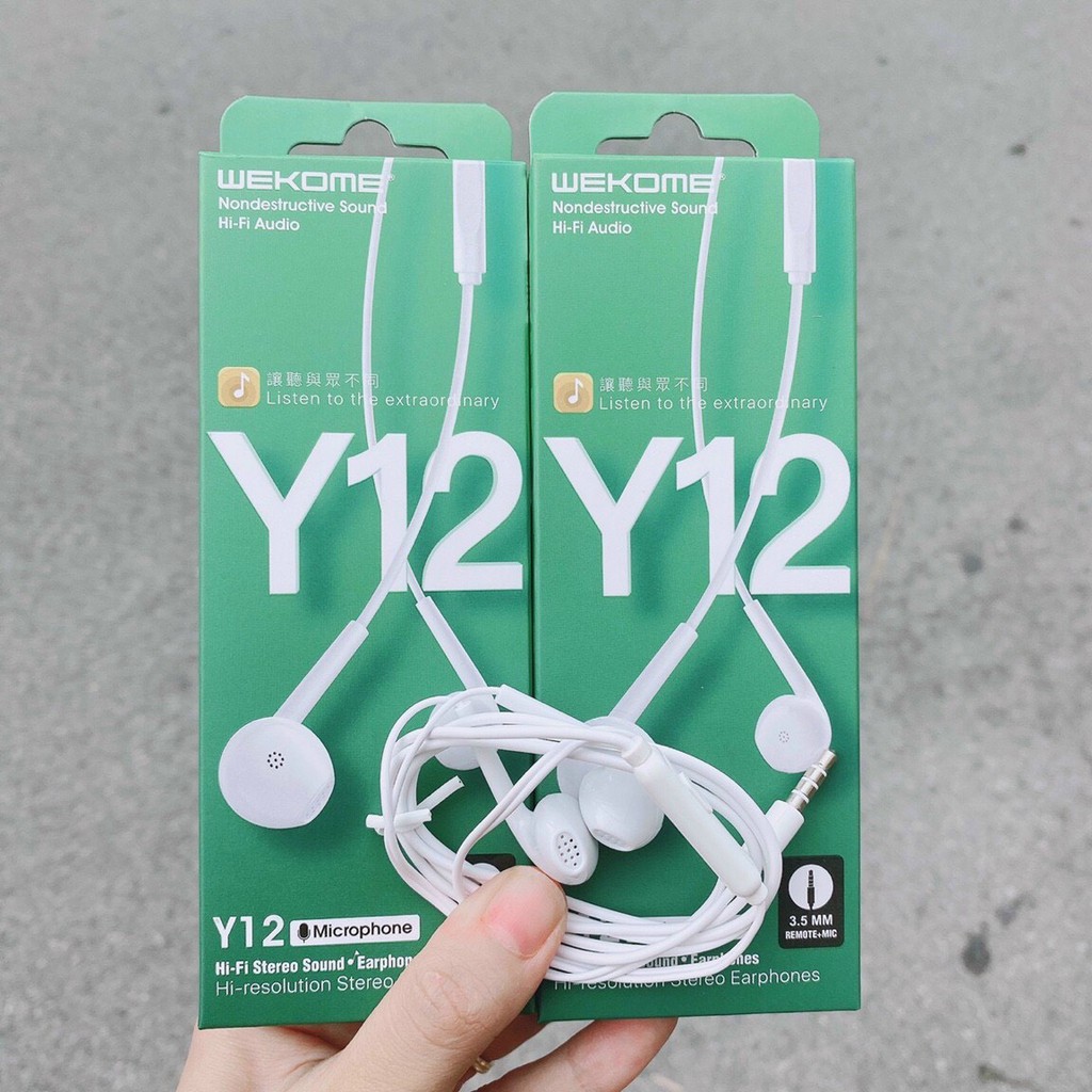 Tai nghe Type C, Jack 3.5 chính hãng WK - Tai nghe có mic đàm thoại nghe nhạc siêu hay [Bảo hành 6 tháng]