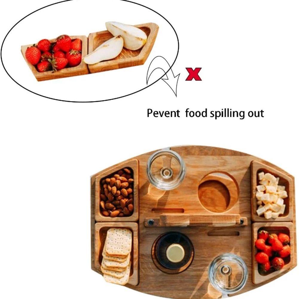 Ly Uống Rượu Bằng Gỗ Nhiều Tầng Không Mùi Tiện Dụng