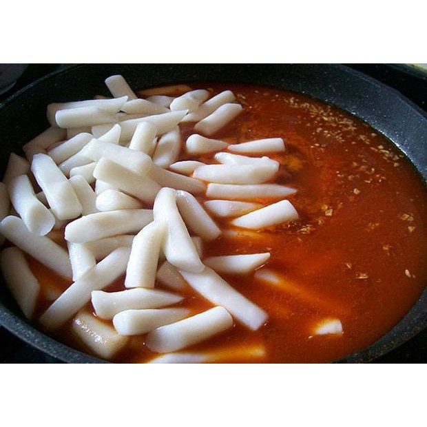 (Giao HCM)Bánh gạo Topokki thanh tròn dài