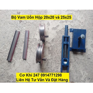 Vam uốn ống hộp vuông 20 x 20 và 25 x 25 trọn bộ; Máy uốn ống cầm tay.