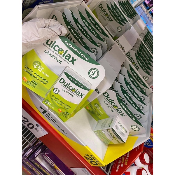 Viên uống chống táo bón Dulcolax-hàng Mỹ đủ Bill