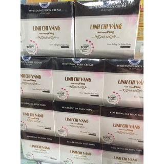 Combo 12 hộp kem trắng da toàn thân linh chi vàng