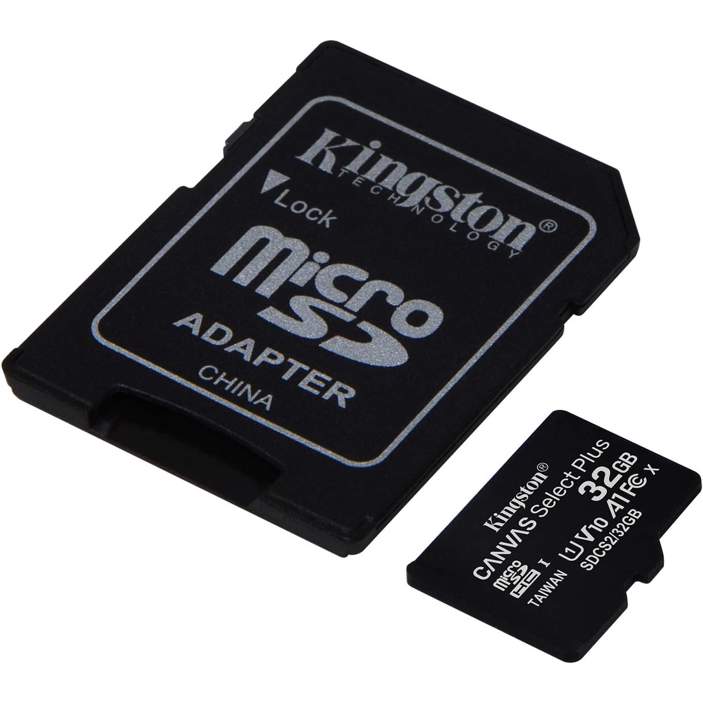 Thẻ nhớ MicroSD Kingston 128GB và 32GB 100MBs