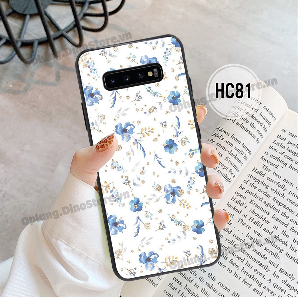 Ốp lưng Samsung S10/S10 Plus/S10E/S10 5G/S10 Lite/M80s hình hoa nhỏ basic dễ thương dáng bo viền bảo vệ camera bền đẹp.