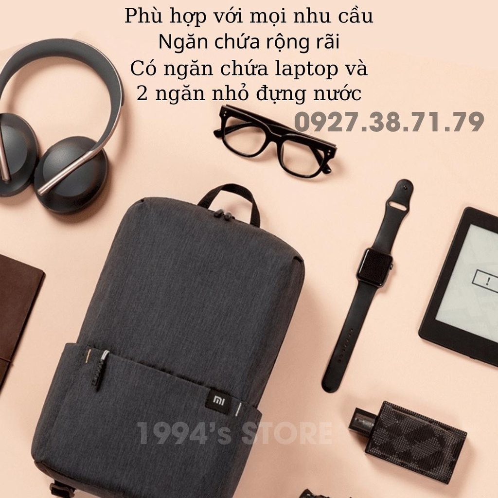 (CÓ SẴN) Balo Học Sinh Xiaomi Mini Nhỏ Gọn - Chống Nước - Balo mini Xiaomi - Nhỏ Gọn - Đựng vừa Laptop 14 inch