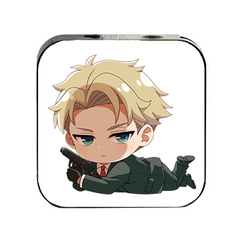 Máy nghe nhạc mp3 in hình  SPY x Family ver nằm anime chibi dễ thương xin xắn kèm tai nghe tiện lợi cá tính