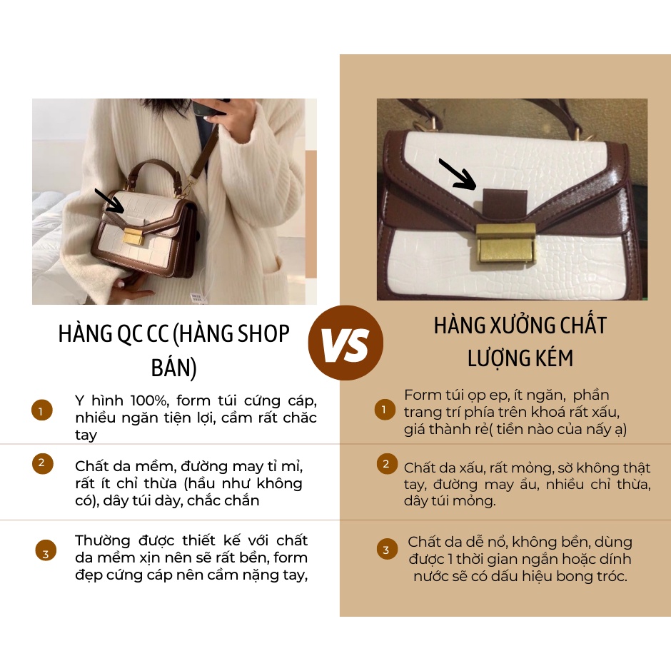 Túi xách nữ đeo chéo cầm tay hot trend hàng cao cấp Valen Bag hàng QC cao cấp 18058