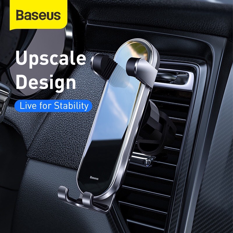 Giá đỡ điện thoại trên xe hơi Baseus SUYL-QE01/0S Penguin gravity phone holder