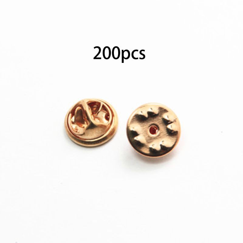 Set 20 Ghim Cài Áo Tròn Màu Bạc Diy